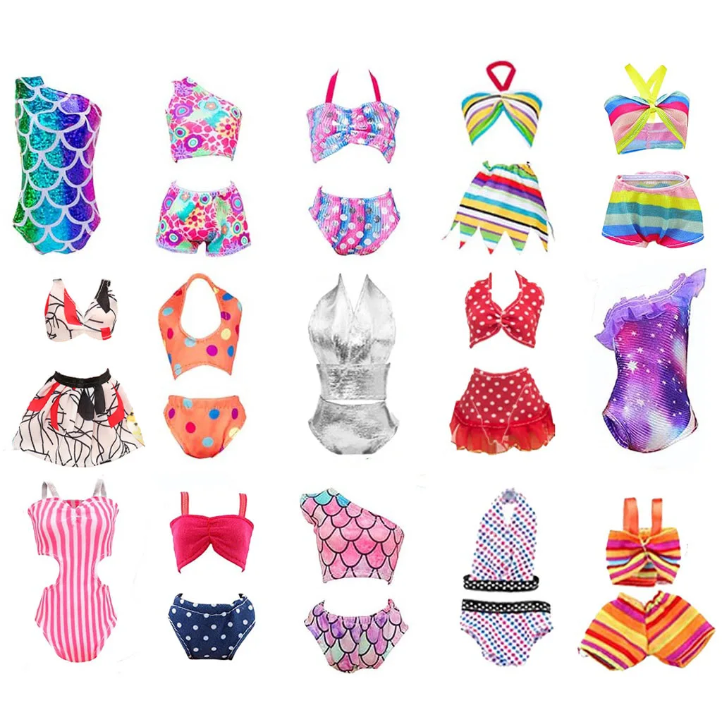 15Pcs/Set Barbies Doll Clothes Swimsuits Bikini Accessories for Barbie Doll 30cm/11.5inch Doll Accessories
15Pcs/Set Barbies Doll Clothes Swimsuits Bikini Accessories for Barbie Doll 30cm/11.5inch Doll Accessories