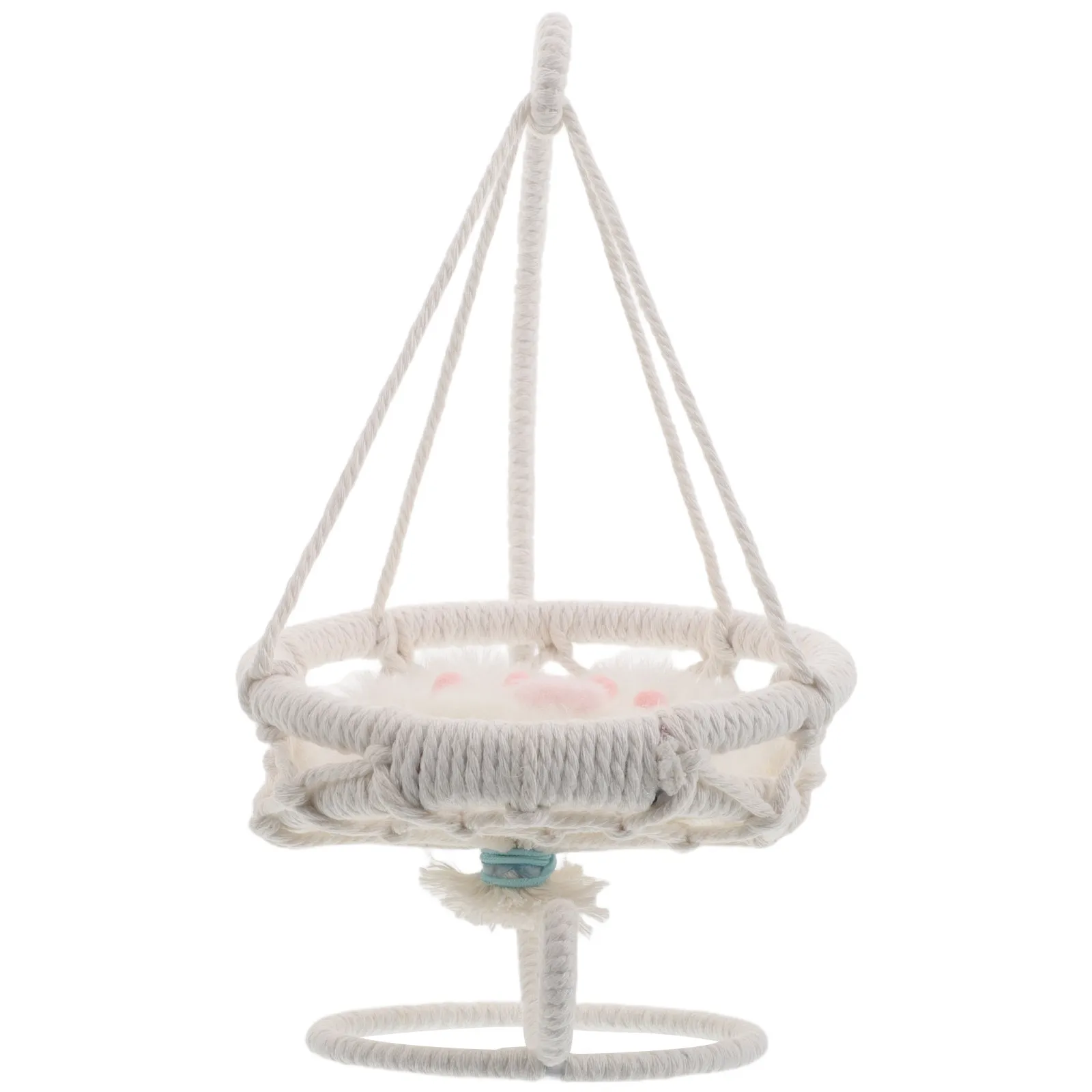 Miniature Handwoven Hanging Chair with Cozy Seat Cushion Mini Swing Chair for Mini Dollhouse Hanging Porch Swing Miniature
Miniature Handwoven Hanging Chair with Cozy Seat Cushion Mini Swing Chair for Mini Dollhouse Hanging Porch Swing Miniature