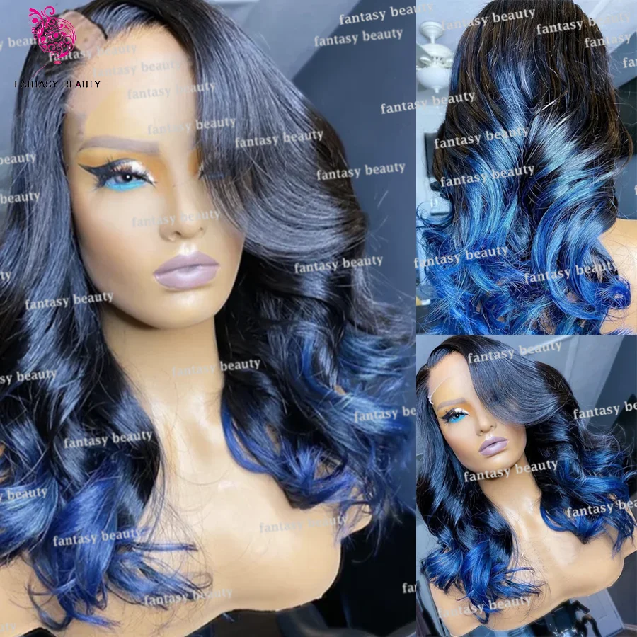 Ombre Blue V Part Human Hair Wig Black Body Wave U Part Human Hair wig 100% Human hair 1 x 4 Open lace 250 density 30 "Full end
Ombre Blue V Part Human Hair Wig Black Body Wave U Part Human Hair wig 100% Human hair 1 x 4 Open lace 250 density 30 "Full end