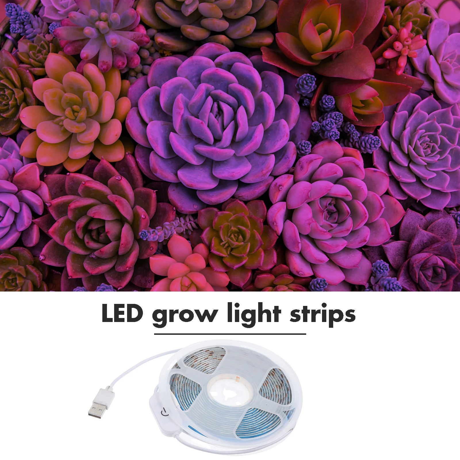 USB Plant Light Strip 5V Touch Dimmable Full Spectrum LED Grow Lights for Indoor Plants Greenhouse Waterproof Promote
USB Plant Light Strip 5V Touch Dimmable Full Spectrum LED Grow Lights for Indoor Plants Greenhouse Waterproof Promote