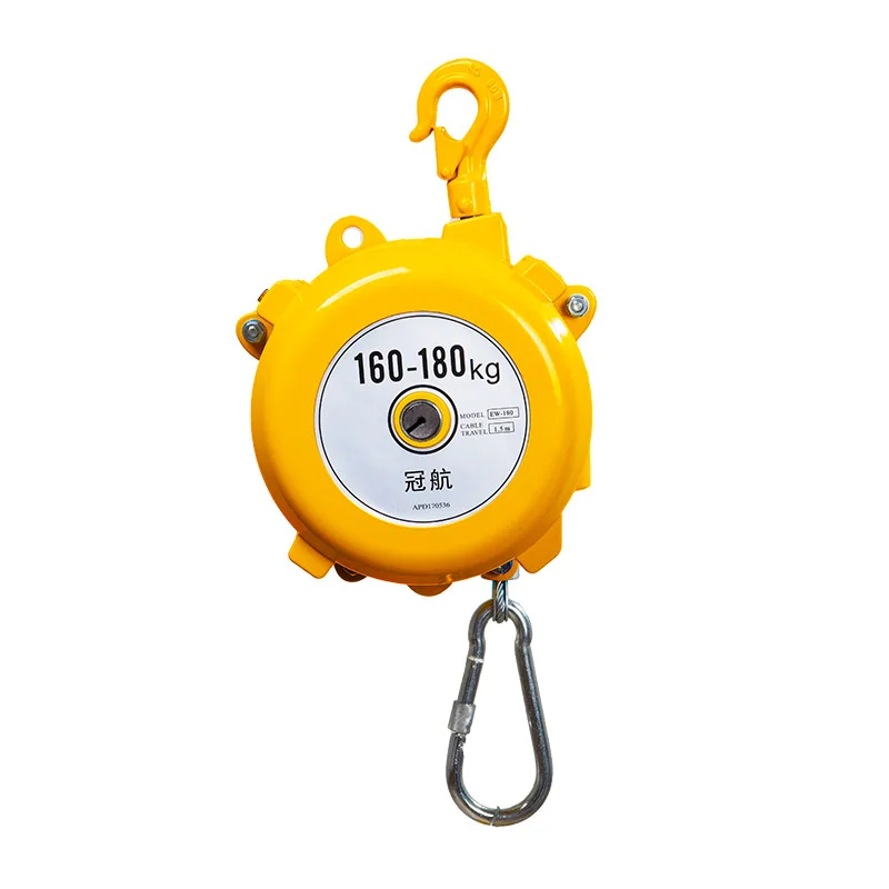 Spring balancer 1kg--200kg tower hover self-locking tension hanger EW self-controlled lifting assembly line tool
Spring balancer 1kg--200kg tower hover self-locking tension hanger EW self-controlled lifting assembly line tool