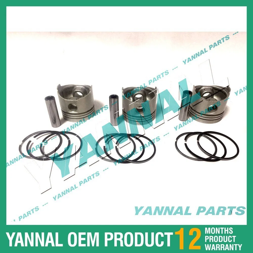 L3C Cylinder Piston With Piston Rings Kit For MITSUBISHI Engine
L3C Cylinder Piston With Piston Rings Kit For MITSUBISHI Engine