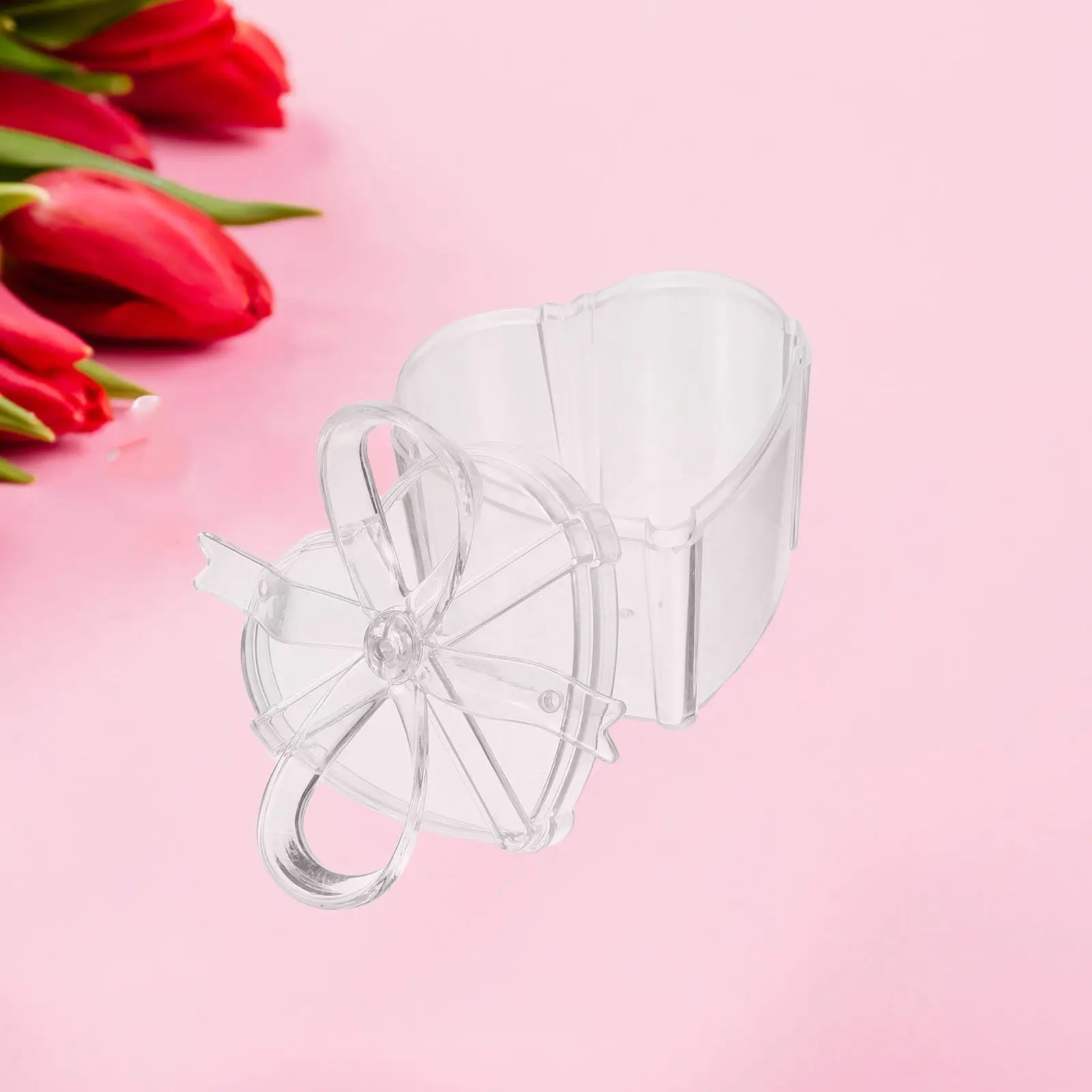 12Pcs Clear Heart-Shaped Ps Candy Boxes 3D Bowknot Design for Sweets Chocolates Cookies Storage Display Romantic Party Decor
12Pcs Clear Heart-Shaped Ps Candy Boxes 3D Bowknot Design for Sweets Chocolates Cookies Storage Display Romantic Party Decor