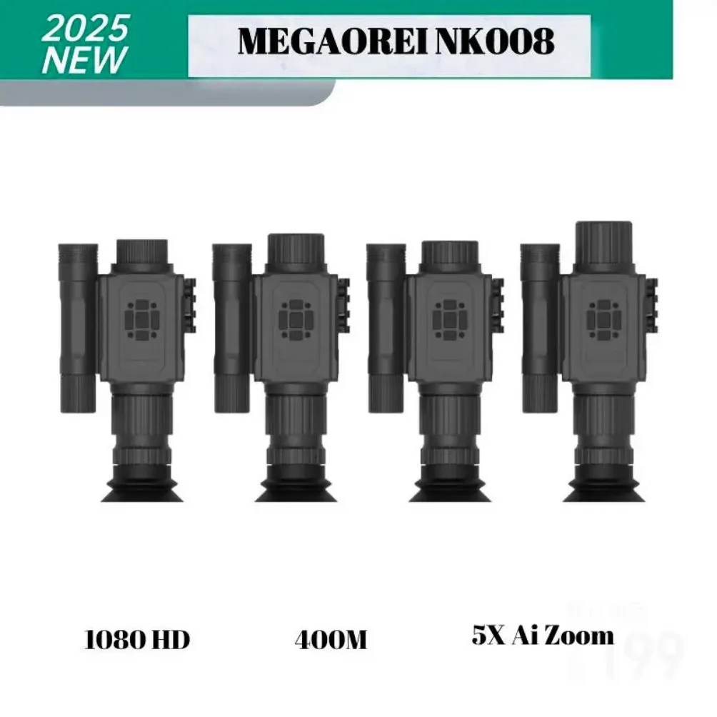 Shockproof Megaorei NK008 Night Hunting Camera: 5X Zoom, 850/940nm IR, 4 Lenses, HD, 20mm Rail (127 Chars)
Shockproof Megaorei NK008 Night Hunting Camera: 5X Zoom, 850/940nm IR, 4 Lenses, HD, 20mm Rail (127 Chars)