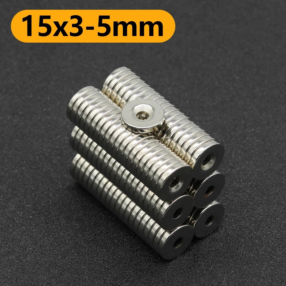 15x3-5mm Super Strong Round Magnet With holes Refrigerator Magnet for Fridge, DIY, Building, Scientific and Office Magnets
15x3-5mm Super Strong Round Magnet With holes Refrigerator Magnet for Fridge, DIY, Building, Scientific and Office Magnets