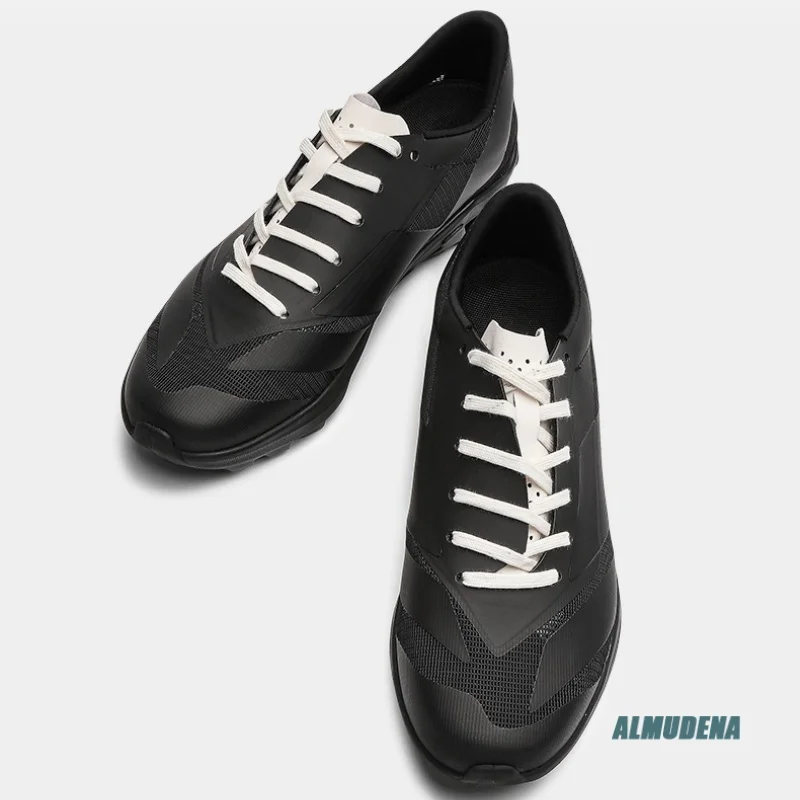 Black Breathable Low-Top Men's Outdoor Sneakers Round Toe Laces Street Style Urban Minimalist Sporty Casual Shoes
Black Breathable Low-Top Men's Outdoor Sneakers Round Toe Laces Street Style Urban Minimalist Sporty Casual Shoes