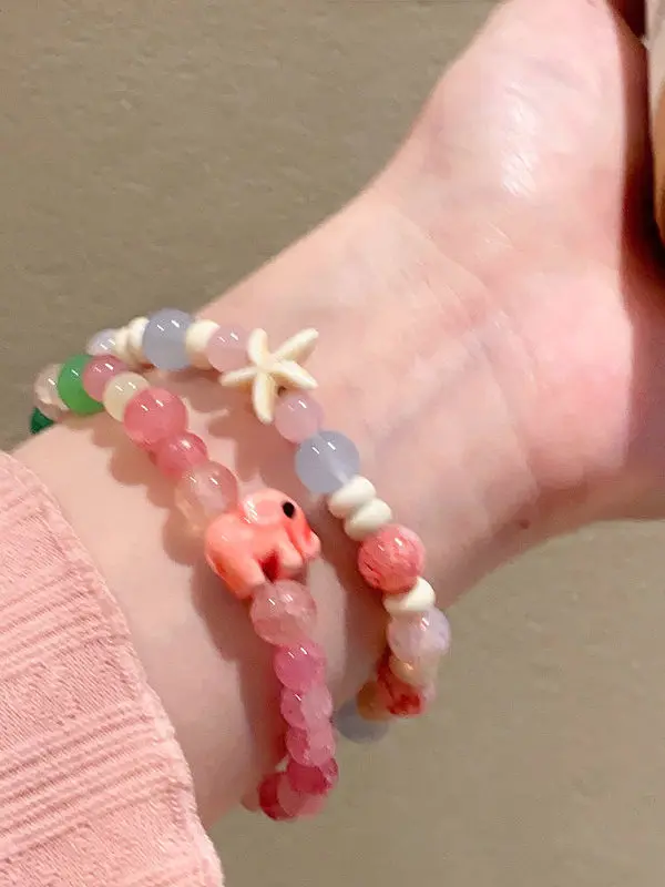 Summer Guide * Macaron Color Beaded Bracelet Women's 2026 New Bracelet Premium Sense Cute Vacation Jewelry
Summer Guide * Macaron Color Beaded Bracelet Women's 2026 New Bracelet Premium Sense Cute Vacation Jewelry