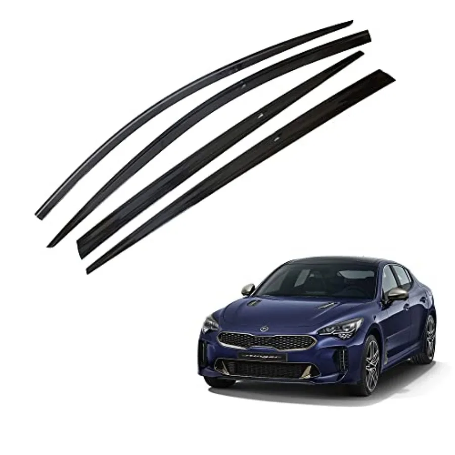 Smoke Tinted Window Visor Sun Rain Vent Guard 4p Compatible with KIA Stinger
Smoke Tinted Window Visor Sun Rain Vent Guard 4p Compatible with KIA Stinger
