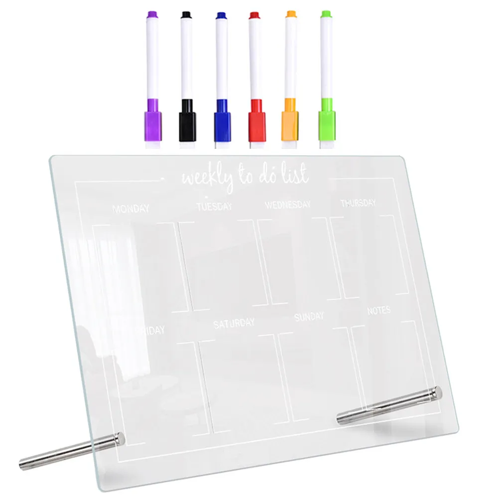 1Set Acrylic Memo Board Desktop Transparent Writing Board Erasable with Pen for Office Home School Home Supply
1Set Acrylic Memo Board Desktop Transparent Writing Board Erasable with Pen for Office Home School Home Supply