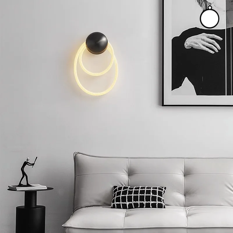 Modern minimalist bedroom bedside black wall lamp Nordic stainless steel minimalist living room creative silicone decorative
Modern minimalist bedroom bedside black wall lamp Nordic stainless steel minimalist living room creative silicone decorative