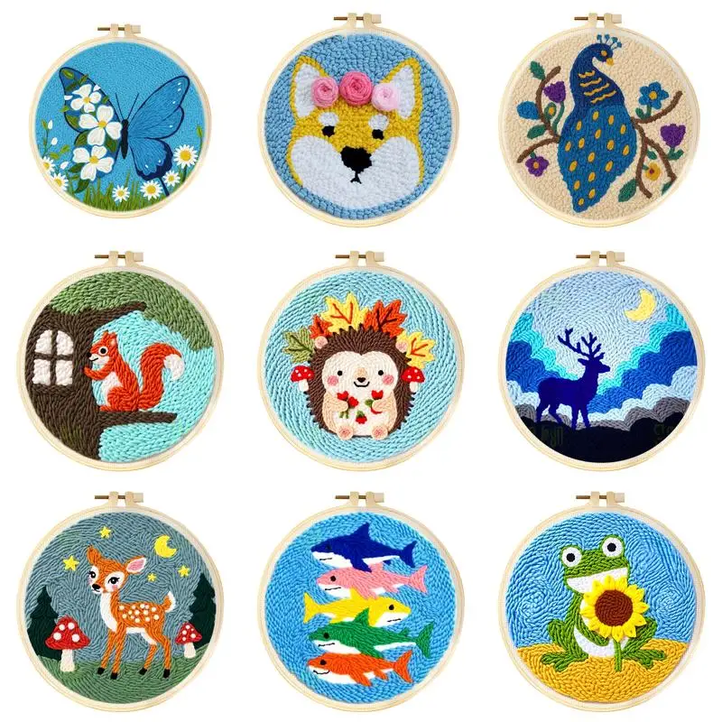 GATYZTORY punch needle embroidery set for adults Cat Cute Animal Picture Embroidery frame Cross stitch kits crafts Diy Gift
GATYZTORY punch needle embroidery set for adults Cat Cute Animal Picture Embroidery frame Cross stitch kits crafts Diy Gift