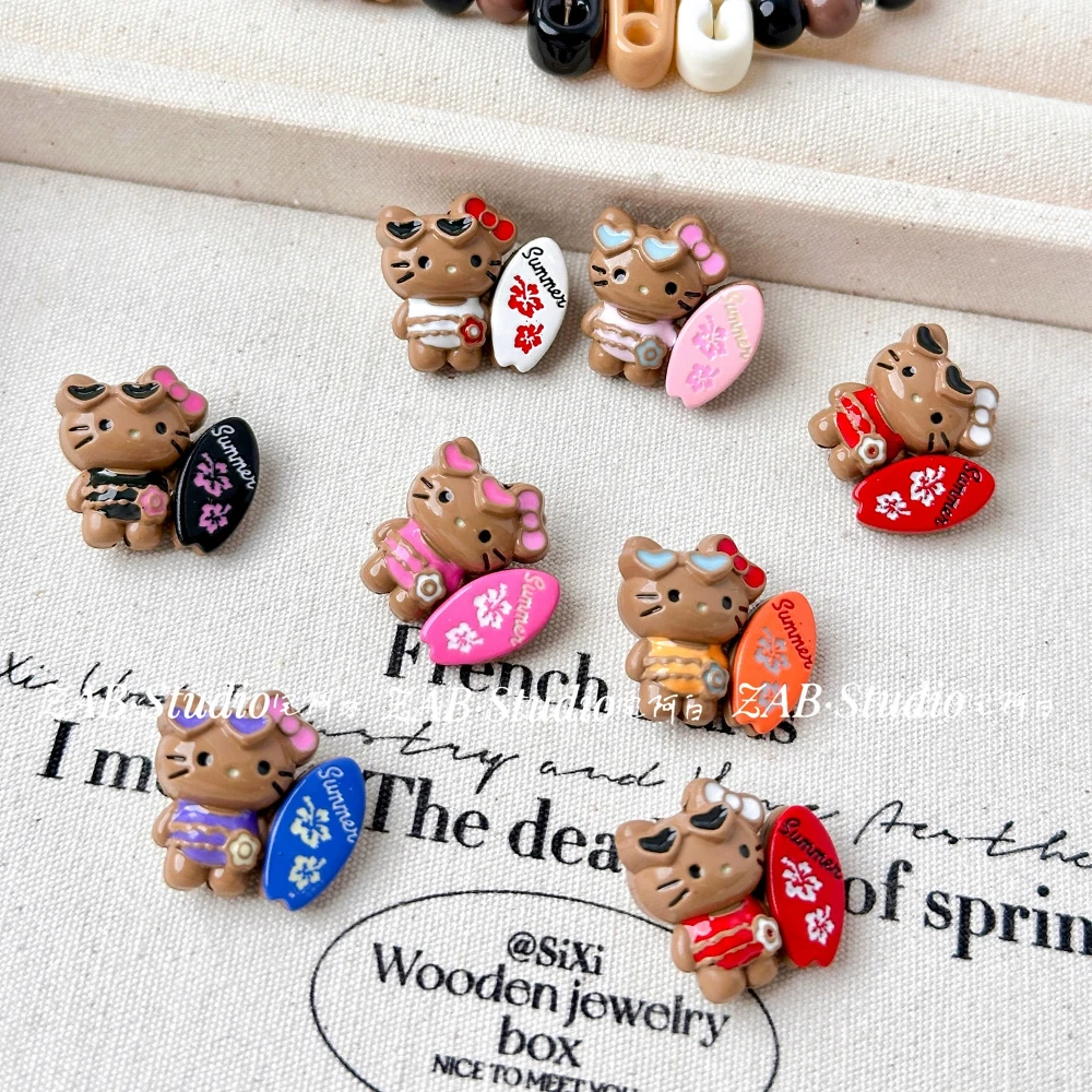 5Pcs Spice Girl Hawaii Black Skin Hello Kitty Nail Art Accessories Colorful Surfboard Diy Design Manicure Decoration Gift
5Pcs Spice Girl Hawaii Black Skin Hello Kitty Nail Art Accessories Colorful Surfboard Diy Design Manicure Decoration Gift