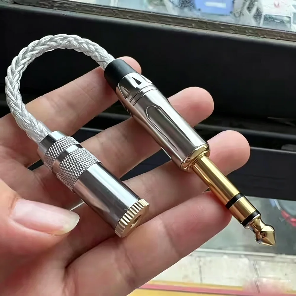 4.4mm/3.5mm Female To 6.35mm Male Balanced Lossless Audio Adapter Gold Plated Headphone Converter
4.4mm/3.5mm Female To 6.35mm Male Balanced Lossless Audio Adapter Gold Plated Headphone Converter