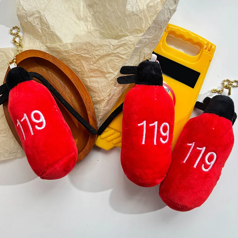 Creative Fire Extinguisher Plush Toy Keychain Cartoon Fire Extinguisher Soft Stuffed Doll Pendant Car KeyRing Backpack Bag Decor
Creative Fire Extinguisher Plush Toy Keychain Cartoon Fire Extinguisher Soft Stuffed Doll Pendant Car KeyRing Backpack Bag Decor