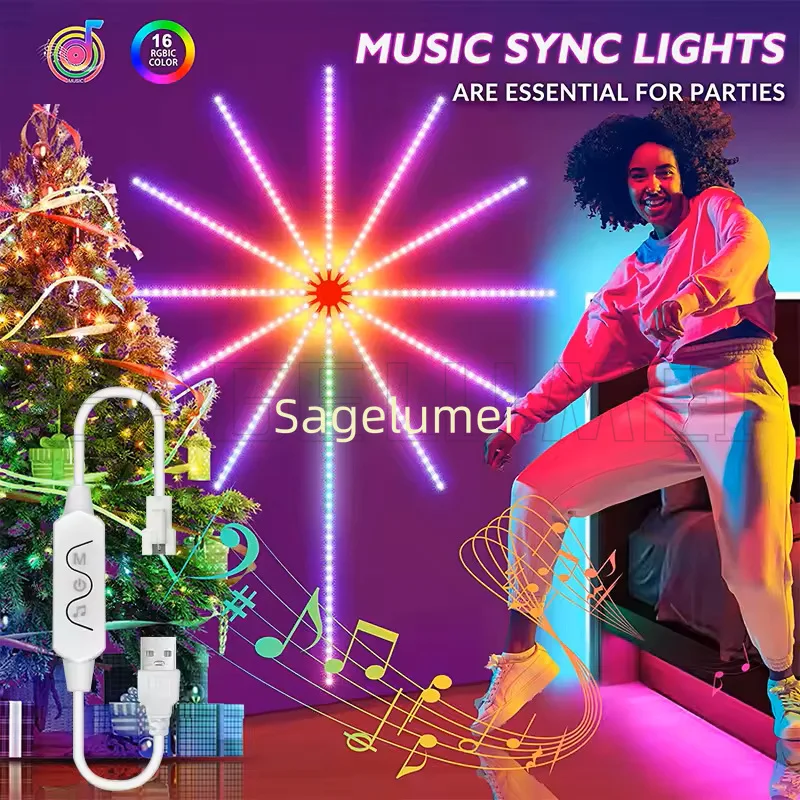 Умная светодиодная лента «сделай сам», фейерверк с дистанционным управлением, Bluetooth-гирлянда, лампа для рождественской спальни, вечеринки, свадебного декора, праздничные гирлянды
Умная светодиодная лента «сделай сам», фейерверк с дистанционным управлением, Bluetooth-гирлянда, лампа для рождественской спальни, вечеринки, свадебного декора, праздничные гирлянды