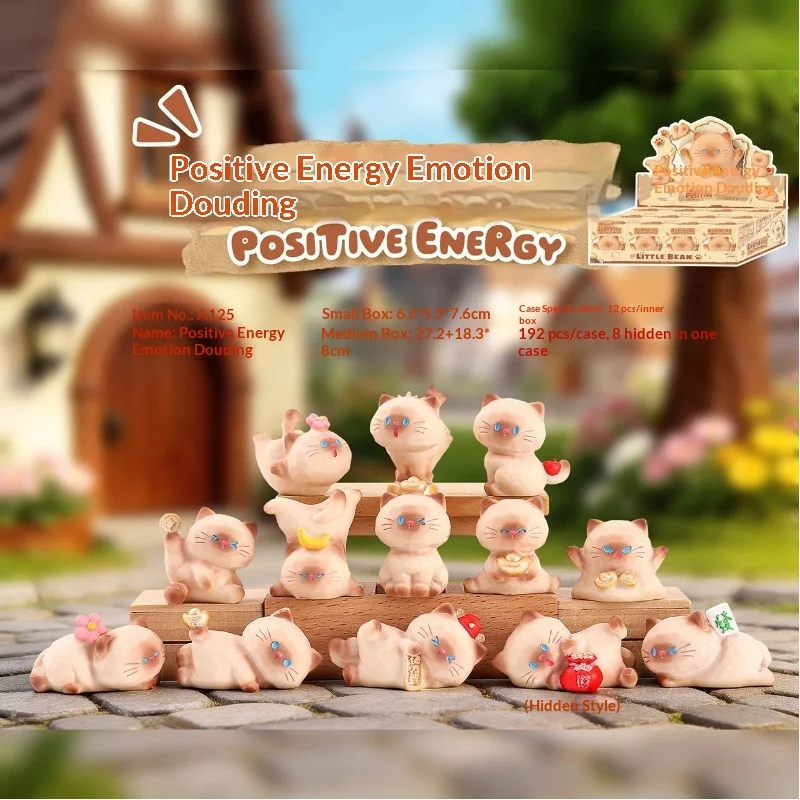 Hot Selling Positive Energy Mood Little Bean Blind Box Cat Figurine Resin Craft Desktop Ornament Home Decoration Surprise Gift
Hot Selling Positive Energy Mood Little Bean Blind Box Cat Figurine Resin Craft Desktop Ornament Home Decoration Surprise Gift