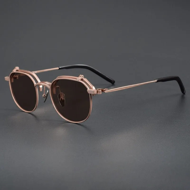 The Fashionable Individual Upside-down Frame Trendy UV-resistant. Pure Titanium Paired Nearsighted Sunglasses Polarized Lenses
The Fashionable Individual Upside-down Frame Trendy UV-resistant. Pure Titanium Paired Nearsighted Sunglasses Polarized Lenses