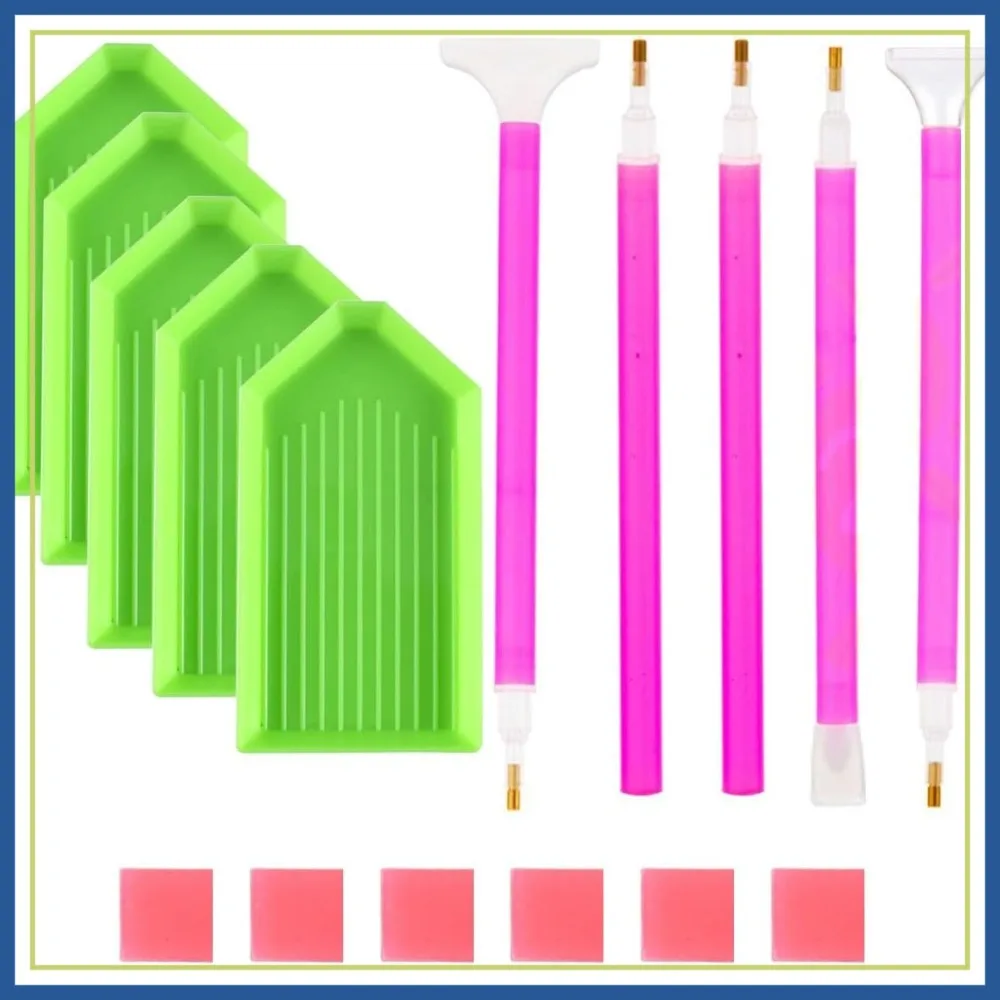 16 PCS Diamond Painting Tools Set: Pen, Glue Clay, Plastic Trays, DIY Art Supplies
16 PCS Diamond Painting Tools Set: Pen, Glue Clay, Plastic Trays, DIY Art Supplies