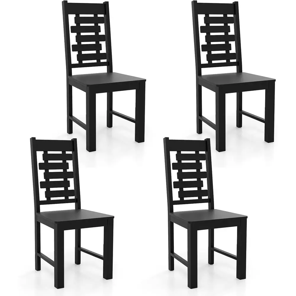 Комплект из 4 обеденных стульев из массива каучукового дерева с высокой спинкой и широким сиденьем для современных столовых и гостиных в стиле середины века
Комплект из 4 обеденных стульев из массива каучукового дерева с высокой спинкой и широким сиденьем для современных столовых и гостиных в стиле середины века