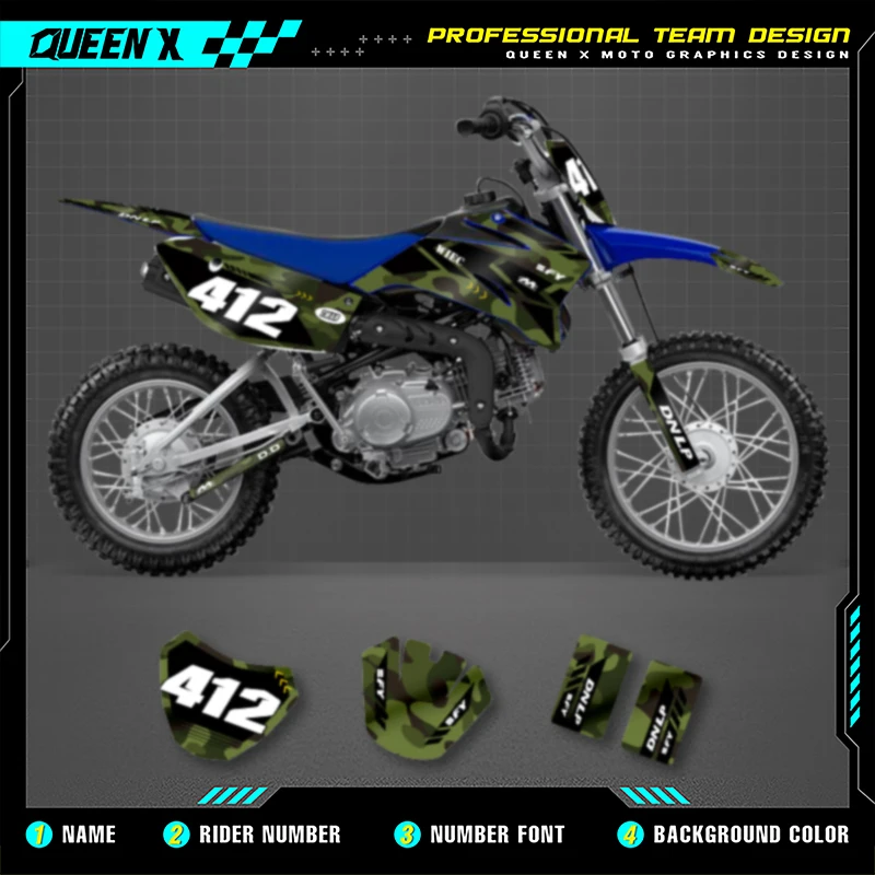 Queen X MOTOR для YAMAHA TTR110 TTR 110 2008-2021, наборы наклеек с графикой для мотоцикла на заказ
Queen X MOTOR для YAMAHA TTR110 TTR 110 2008-2021, наборы наклеек с графикой для мотоцикла на заказ