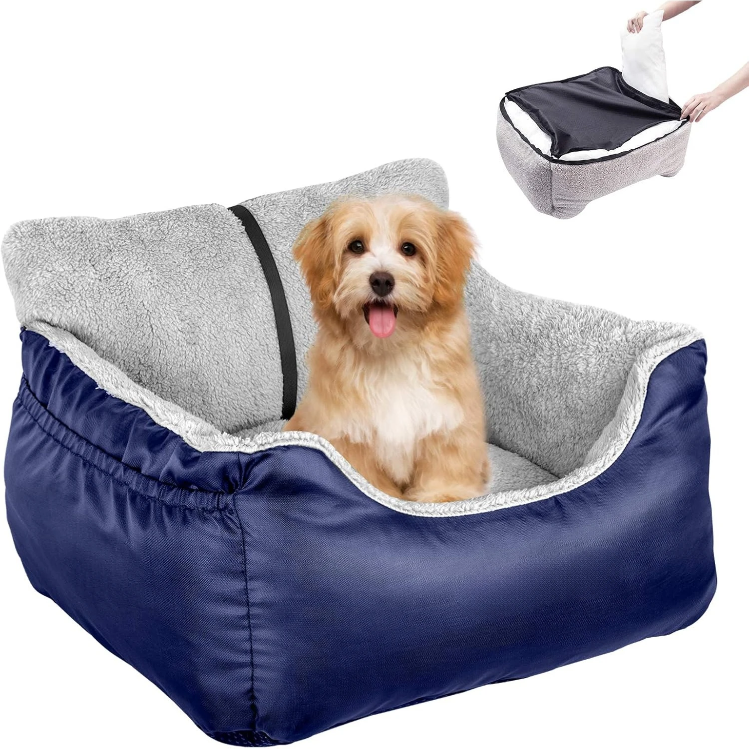 Dog Car Seat for Small Dogs, Fully Detachable and Washable Cat Carseats Under 25 lbs,Soft Pet Booster Seats with Storage Pockets
Dog Car Seat for Small Dogs, Fully Detachable and Washable Cat Carseats Under 25 lbs,Soft Pet Booster Seats with Storage Pockets