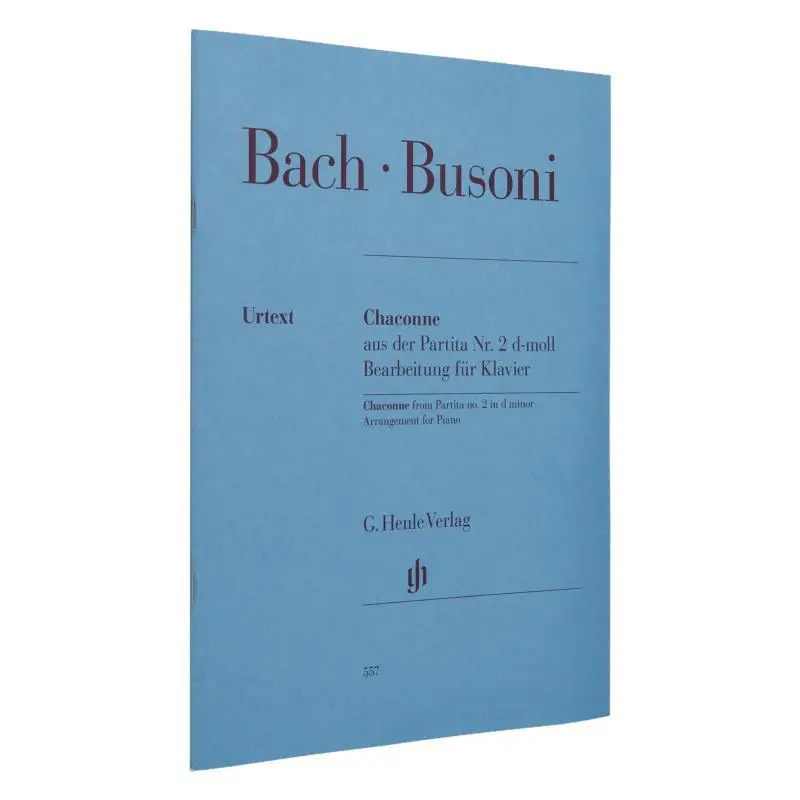 HN557 Bach Busoni Chaconne D Minor Mullemann Norbert G Henle Verlag 9790201805573 Книга
HN557 Bach Busoni Chaconne D Minor Mullemann Norbert G Henle Verlag 9790201805573 Книга