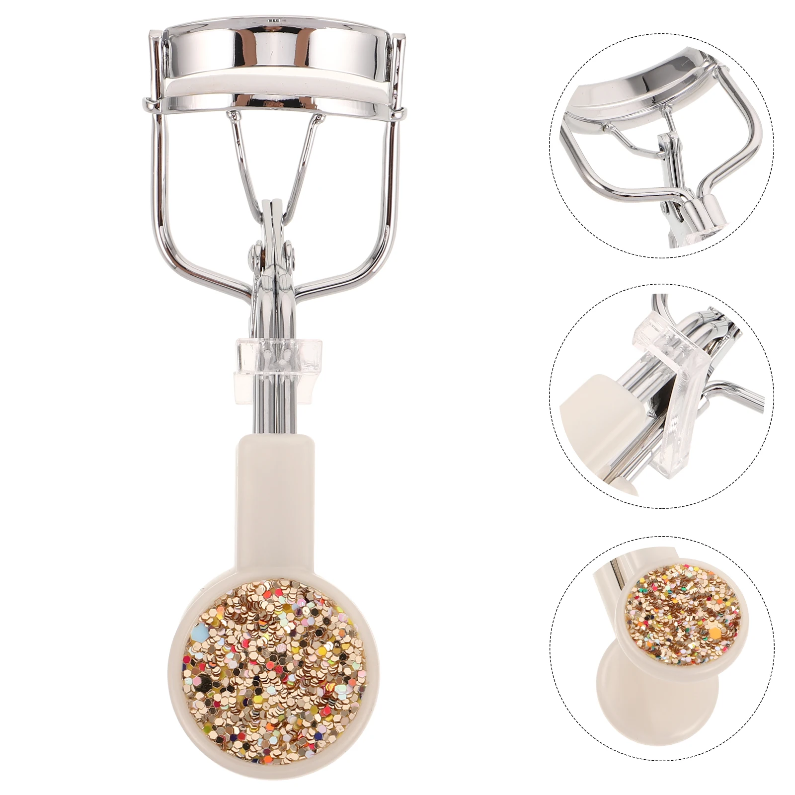 Gold Bling Rhinestone Eyelash Curler Wide Mouth Designed for Hooded Eyes Long-Lasting Curl Travel Lash Curler Present for Her
Gold Bling Rhinestone Eyelash Curler Wide Mouth Designed for Hooded Eyes Long-Lasting Curl Travel Lash Curler Present for Her