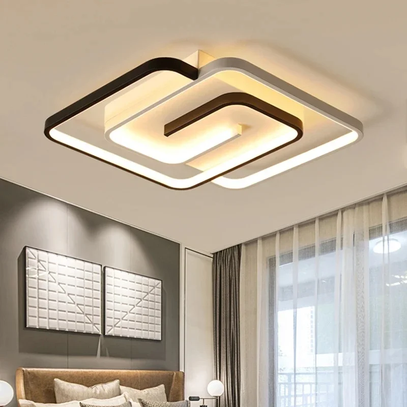 LED Ceiling Lamp Simple Modern Ceiling Lamp Energy Saving Eye Care Extremely Simple Black and White Creative Room Lighting Lamps
LED Ceiling Lamp Simple Modern Ceiling Lamp Energy Saving Eye Care Extremely Simple Black and White Creative Room Lighting Lamps