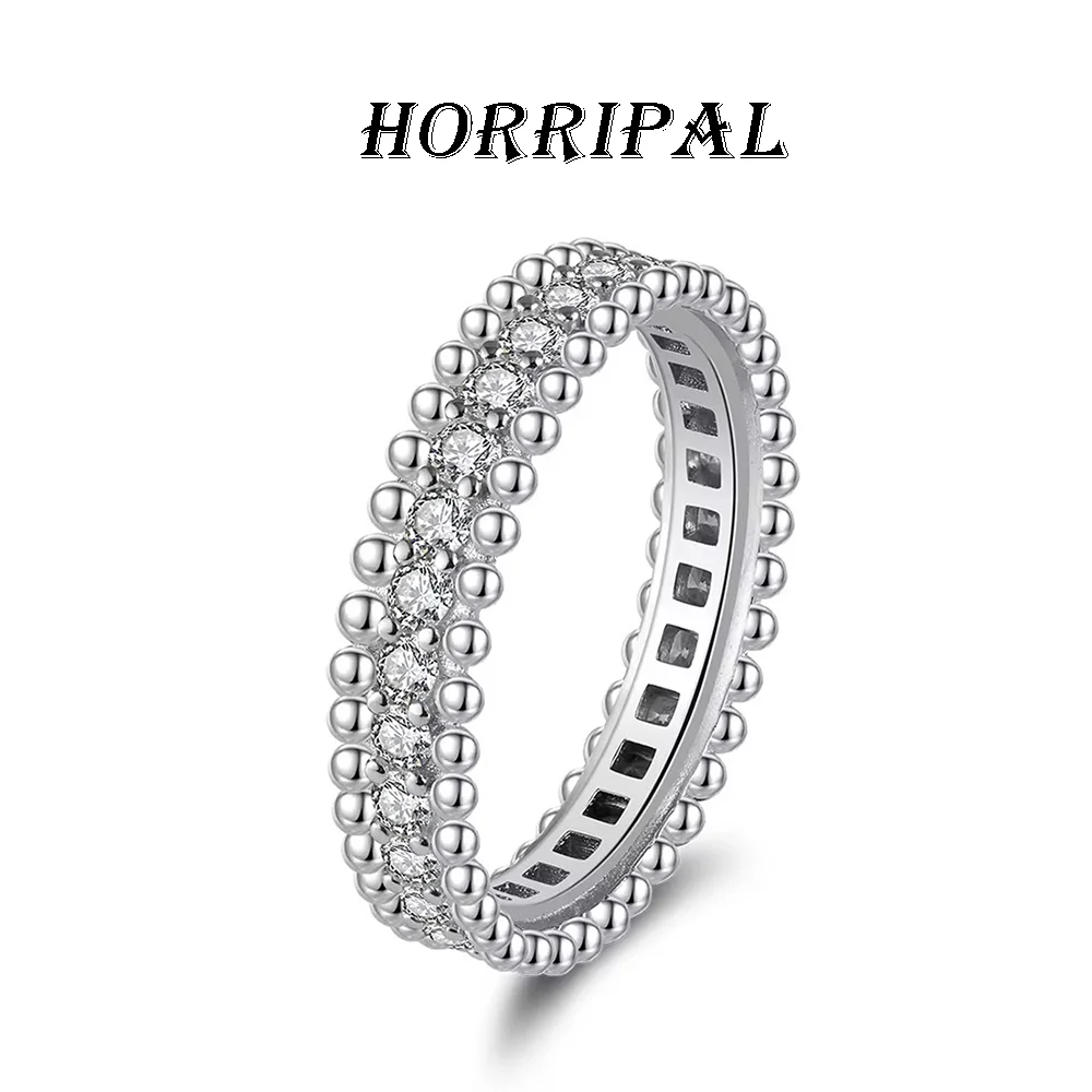HORRIPAL D VVS1 Moissanite Ring for Women Man S925 Sterling Silver GRA certified Hot Sale Party Band Fashion Eternity Jewelry
HORRIPAL D VVS1 Moissanite Ring for Women Man S925 Sterling Silver GRA certified Hot Sale Party Band Fashion Eternity Jewelry