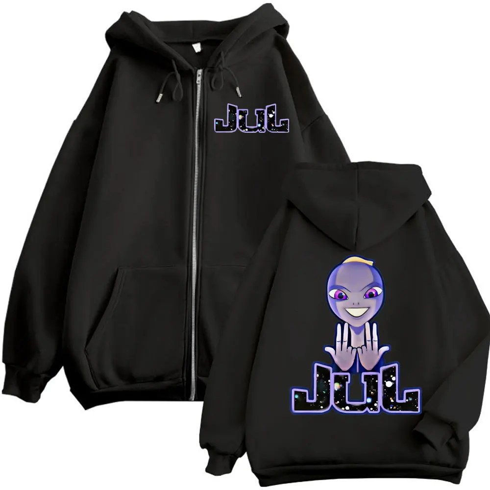 French Rapper Jul Limited Design Graphic Zipper Hoodie Fashion Hip Hop Zip Up Sweatshirts Men Women Harajuku Cartoon Pullovers
French Rapper Jul Limited Design Graphic Zipper Hoodie Fashion Hip Hop Zip Up Sweatshirts Men Women Harajuku Cartoon Pullovers