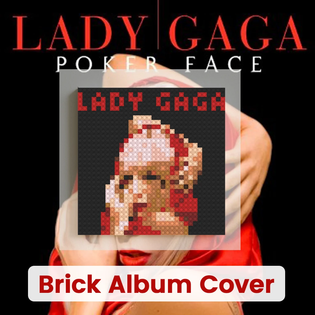 Lady Gaga Poker Face Music Album Cover DIY Pixel Mosaic Brick Art Poster Creative Pop Music Gift Home Wall Decor Painting Gift
Lady Gaga Poker Face Music Album Cover DIY Pixel Mosaic Brick Art Poster Creative Pop Music Gift Home Wall Decor Painting Gift