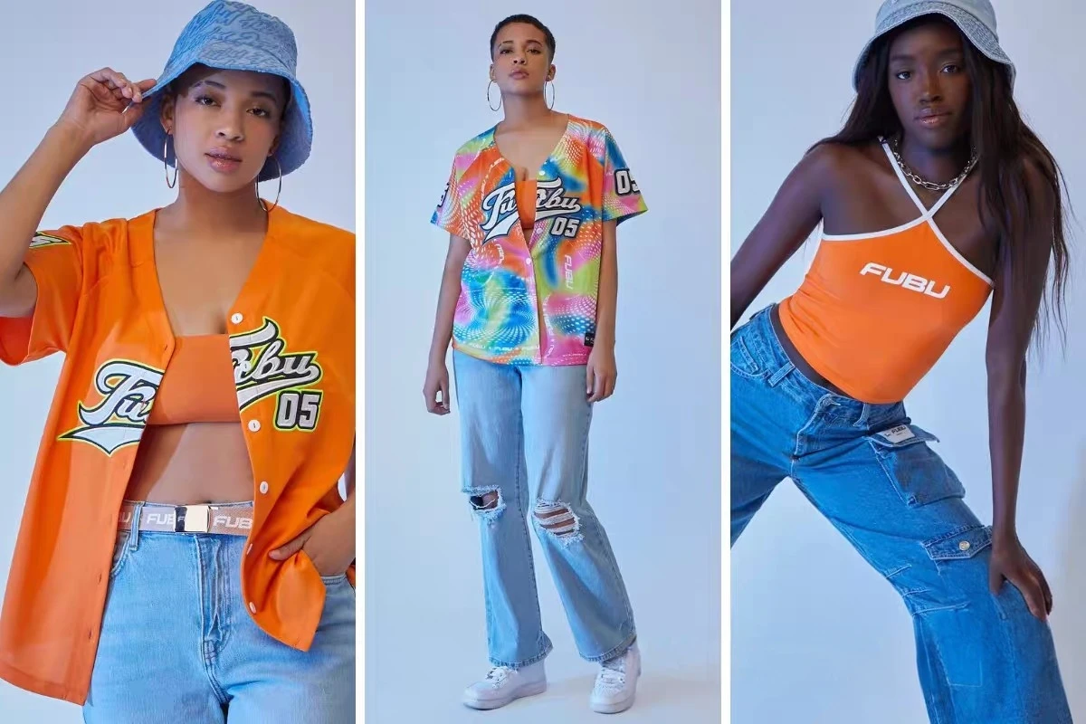 High-End Fashion Brand Fubu F21 Collaborative Short-Sleeved Baseball Jacket Loose American Sports Style Women's Outerwear
High-End Fashion Brand Fubu F21 Collaborative Short-Sleeved Baseball Jacket Loose American Sports Style Women's Outerwear