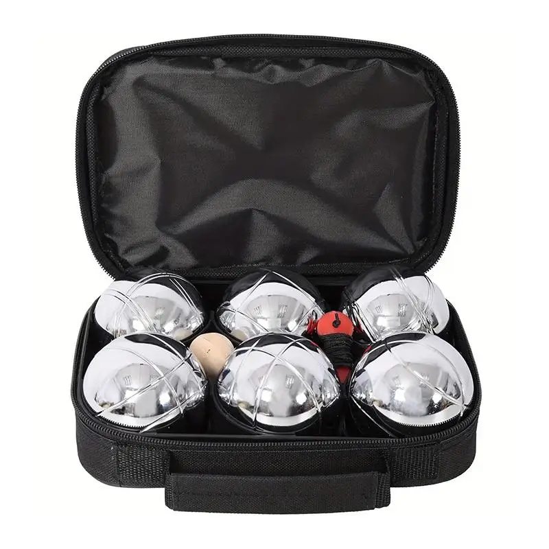 3/6/8pcs Petanque Ball Bocce Ball Outdoor Sports Metal Croquet Balls For Beach, Lawn, Backyard, Tournaments, Parties
3/6/8pcs Petanque Ball Bocce Ball Outdoor Sports Metal Croquet Balls For Beach, Lawn, Backyard, Tournaments, Parties