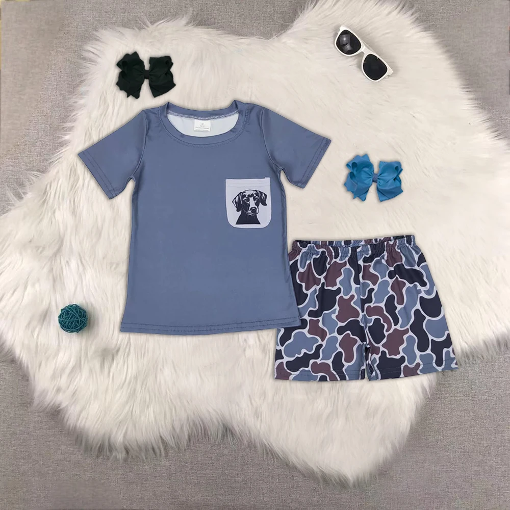 Baby Boys Camouflage Dog Pocket Shirt And Shorts Set Cute Military Print Outfit Baby Boy Clothing Set
Baby Boys Camouflage Dog Pocket Shirt And Shorts Set Cute Military Print Outfit Baby Boy Clothing Set