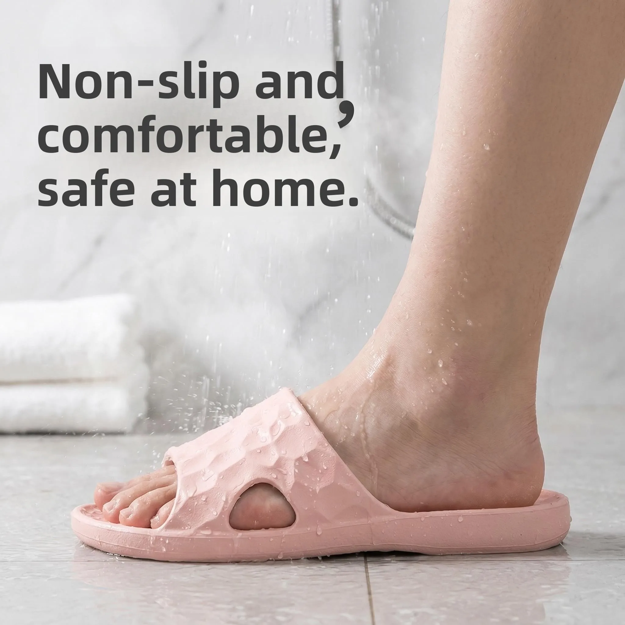 Non-Slip Bath Slippers Men's Women's Home Bathroom Flat Bottom No Odor Summer Slippers Breathable EVA Home Slippers
Non-Slip Bath Slippers Men's Women's Home Bathroom Flat Bottom No Odor Summer Slippers Breathable EVA Home Slippers