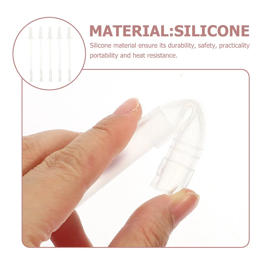 6 Sets Water Cup Accessories Reusable Straw Kit 23cm PP Tube Smooth Lips Sports Bottle Compatible Silicon Connector
6 Sets Water Cup Accessories Reusable Straw Kit 23cm PP Tube Smooth Lips Sports Bottle Compatible Silicon Connector