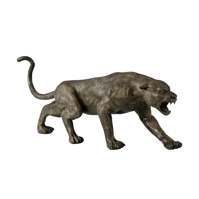 Leopard Ornament Black Panther Cheetah Copper Crafts Home Living Room TV Cabinet Ornaments Opening Gifts
Leopard Ornament Black Panther Cheetah Copper Crafts Home Living Room TV Cabinet Ornaments Opening Gifts