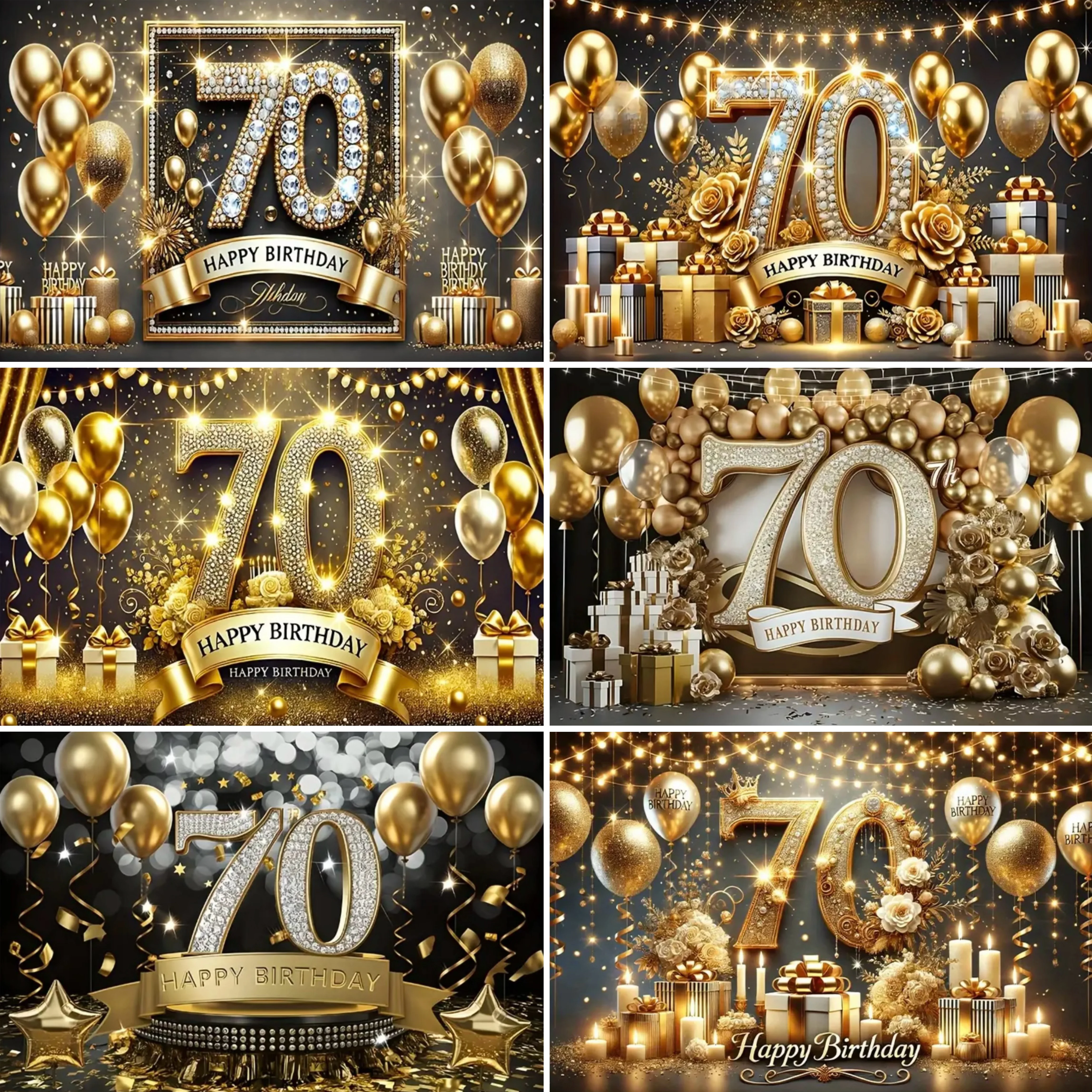 Luxurious Gold Black 70th Birthday Celebration Decoration Backdrop luxurious And Elegant Multifunctional 70th Birthday Banner
Luxurious Gold Black 70th Birthday Celebration Decoration Backdrop luxurious And Elegant Multifunctional 70th Birthday Banner