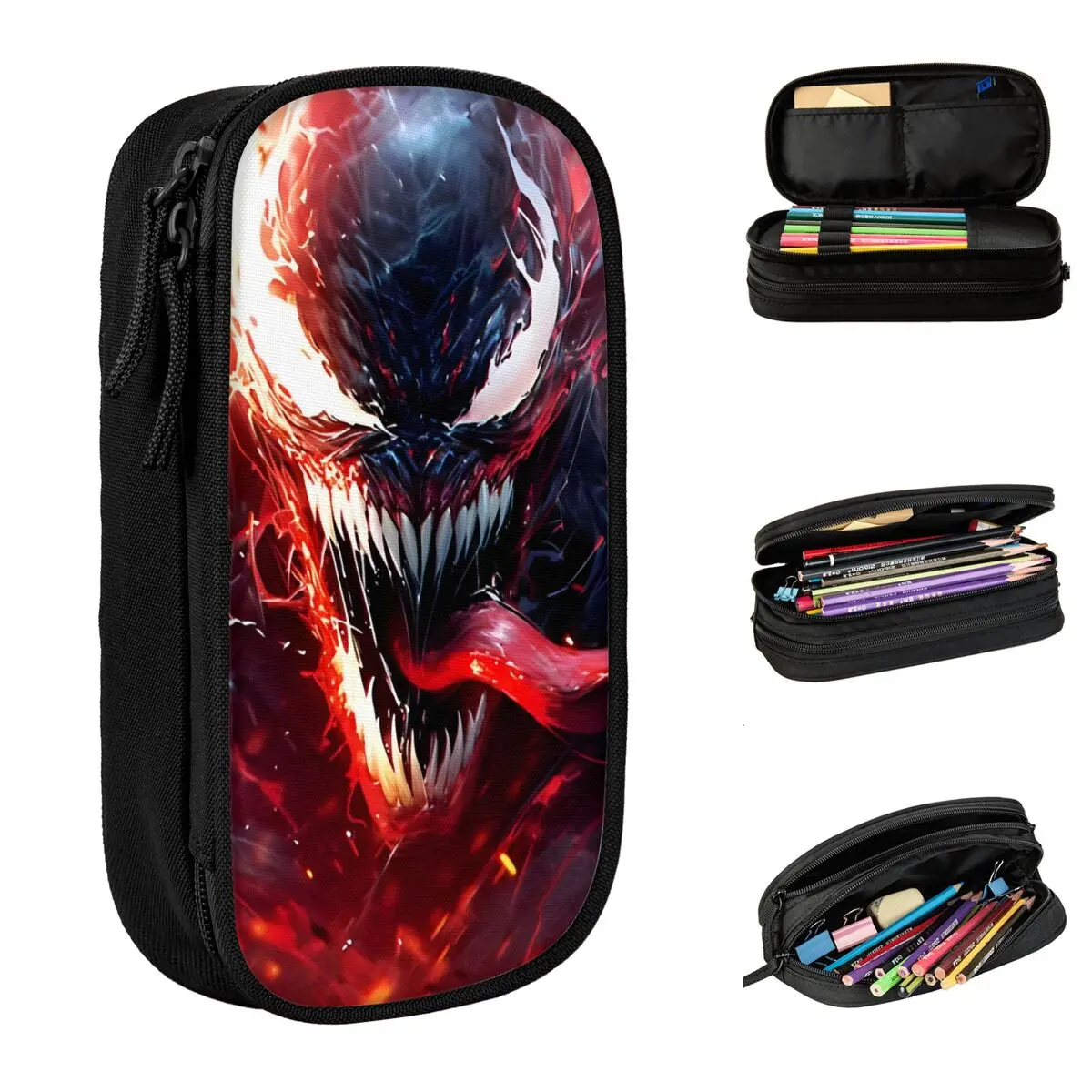Плакат Venom, пенал, пеналы, держатель для ручек для студентов, большие сумки для хранения, офисные подарки, аксессуары
Плакат Venom, пенал, пеналы, держатель для ручек для студентов, большие сумки для хранения, офисные подарки, аксессуары