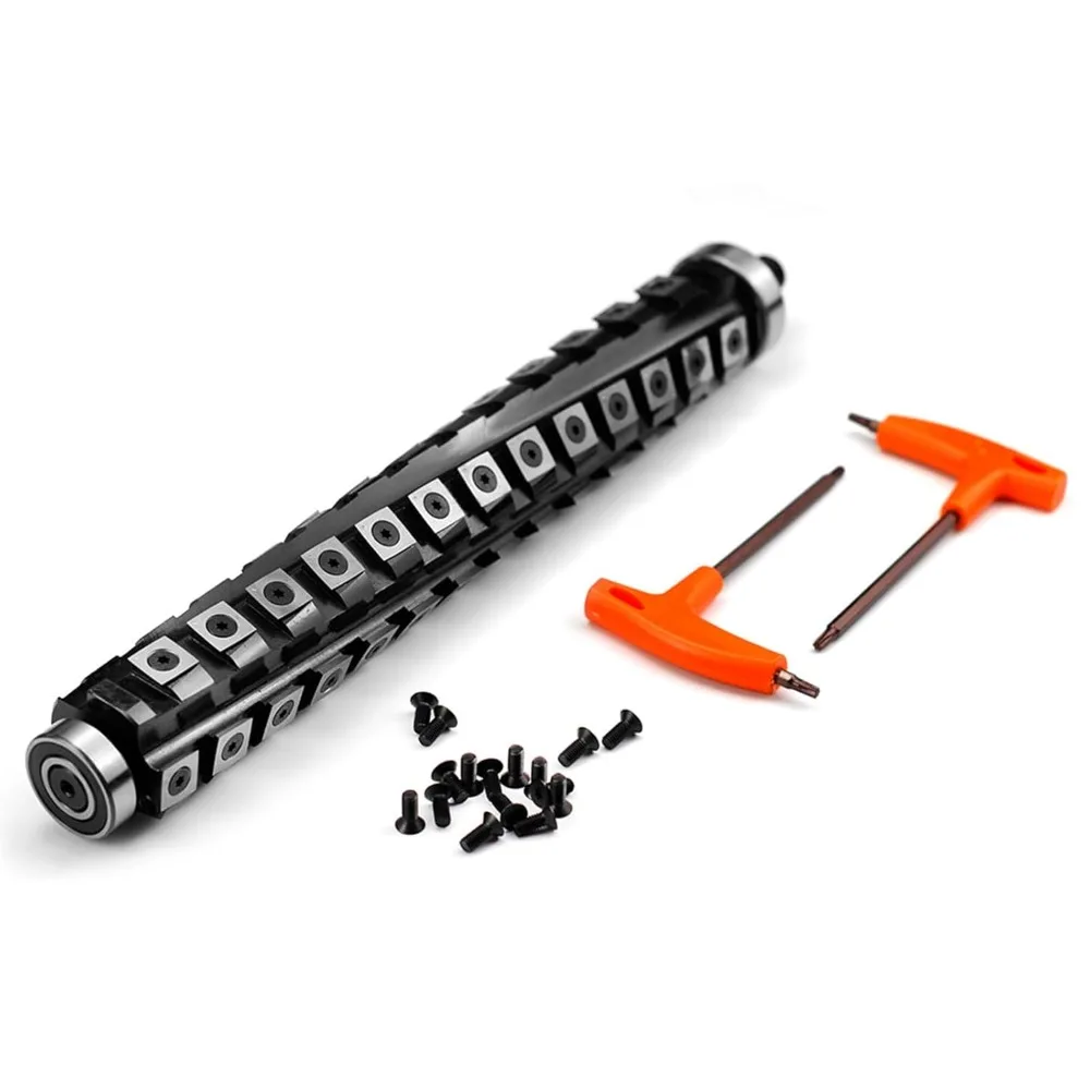 Upgraded version - 12.5 inch Helical Cutterhead,Black, 4 Rows for DW734/DW733 Thickness Planer,High quality - Free shipping
Upgraded version - 12.5 inch Helical Cutterhead,Black, 4 Rows for DW734/DW733 Thickness Planer,High quality - Free shipping