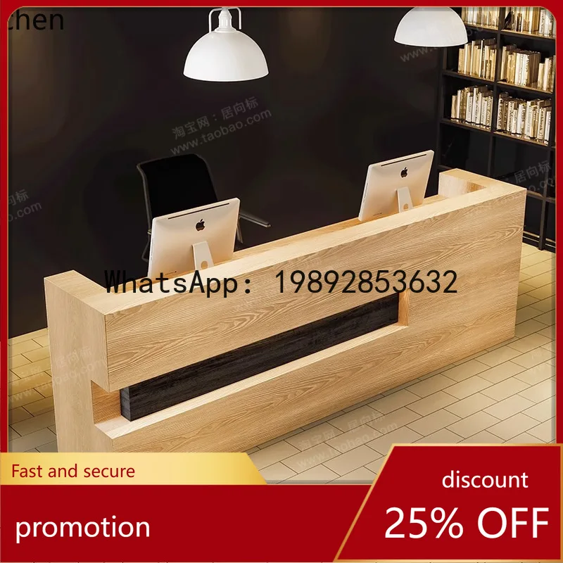 YFY Industrial Style Reception Desk for Homestays, Front Desk for Gyms, Restaurants, and Cashier Counter
YFY Industrial Style Reception Desk for Homestays, Front Desk for Gyms, Restaurants, and Cashier Counter