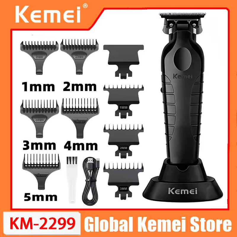 Kemei KM-2299 7500 RPM Hair Clippers Professional Hair Trimmer Electric Cordless Rechargeable Men Hair Cutting Machine
Kemei KM-2299 7500 RPM Hair Clippers Professional Hair Trimmer Electric Cordless Rechargeable Men Hair Cutting Machine