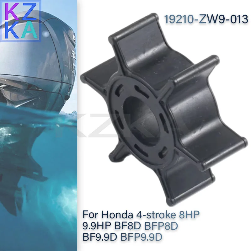 Water Pump Impeller 19210-ZW9-013 For Honda 4-stroke 8HP 9.9HP BF8D BFP8D BF9.9D BFP9.9D Outboard 19210-ZW9-003 18-3100 500347
Water Pump Impeller 19210-ZW9-013 For Honda 4-stroke 8HP 9.9HP BF8D BFP8D BF9.9D BFP9.9D Outboard 19210-ZW9-003 18-3100 500347