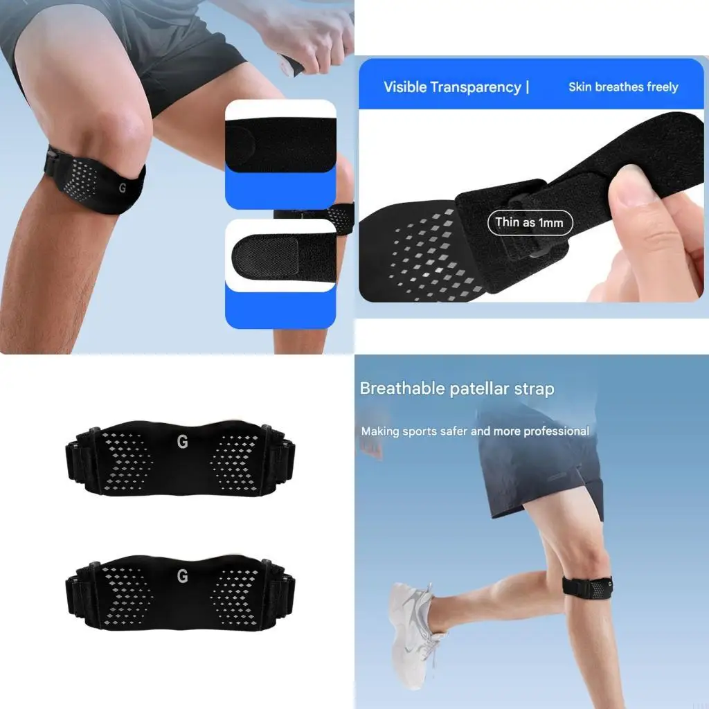Two Silicone supported Knee Supports Providing Comfort For Joint Relief
Two Silicone supported Knee Supports Providing Comfort For Joint Relief