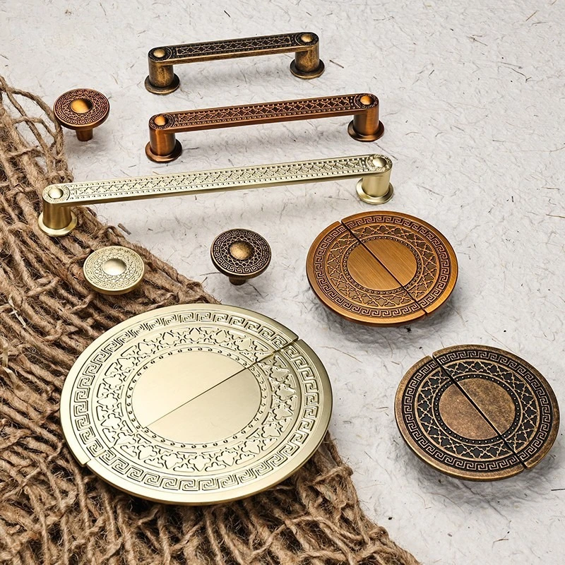 New Chinese Style Furniture Handles Creative Patterns Handles for Wardrobe and Drawer Hardware Fitting Kitchen Cabinet Handles
New Chinese Style Furniture Handles Creative Patterns Handles for Wardrobe and Drawer Hardware Fitting Kitchen Cabinet Handles