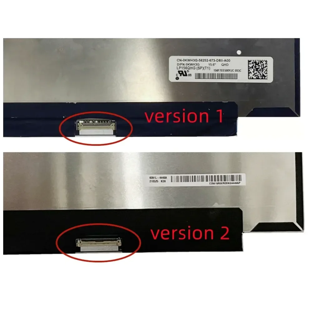 LP156QHG SPT1 Laptop LCD screen 40pins eDP 165HZ 15.6inch 2560×1440
LP156QHG SPT1 Laptop LCD screen 40pins eDP 165HZ 15.6inch 2560×1440