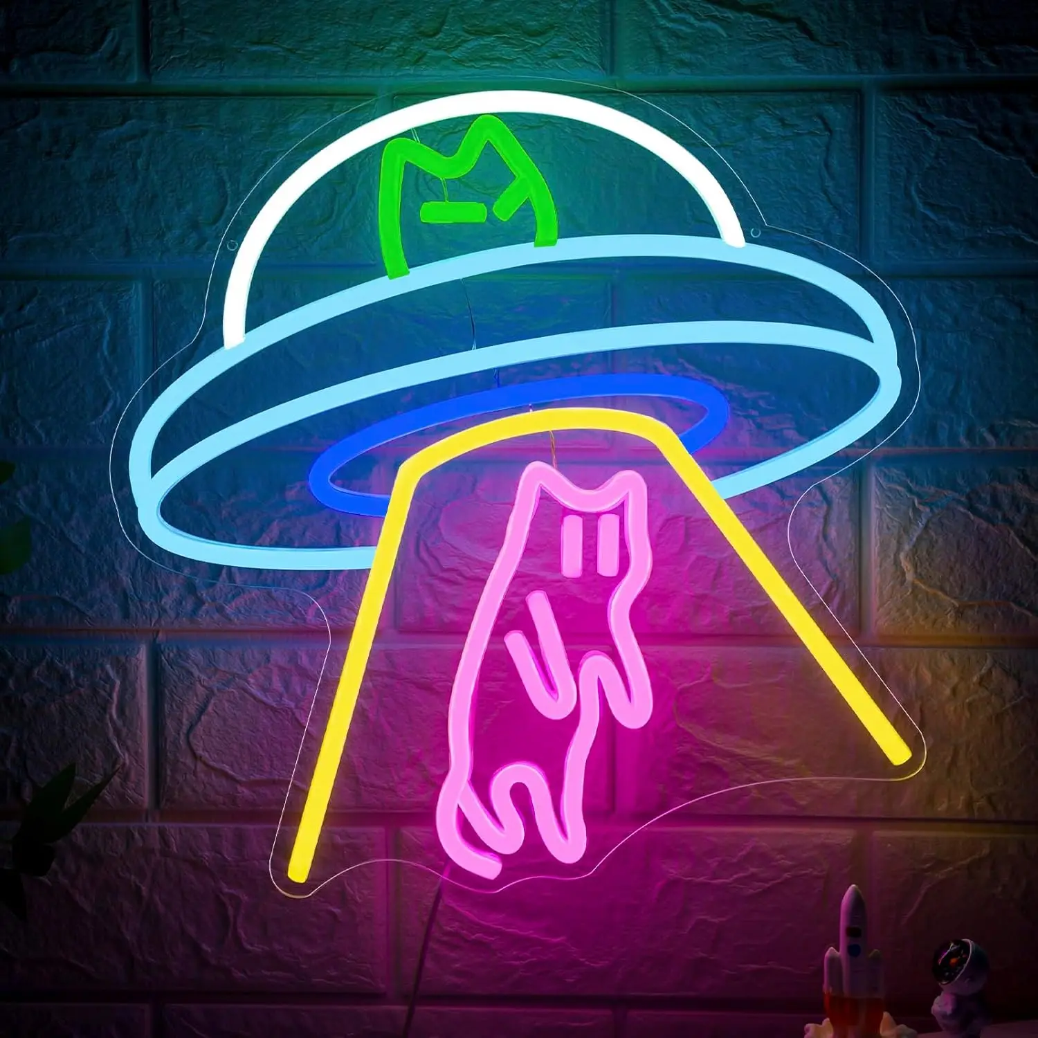UFO Neon Sign USB Dimmable LED Neon Light for Game Room Man Cave Children Space Bedroom Party Decor Birthday Chirstmas Gift
UFO Neon Sign USB Dimmable LED Neon Light for Game Room Man Cave Children Space Bedroom Party Decor Birthday Chirstmas Gift