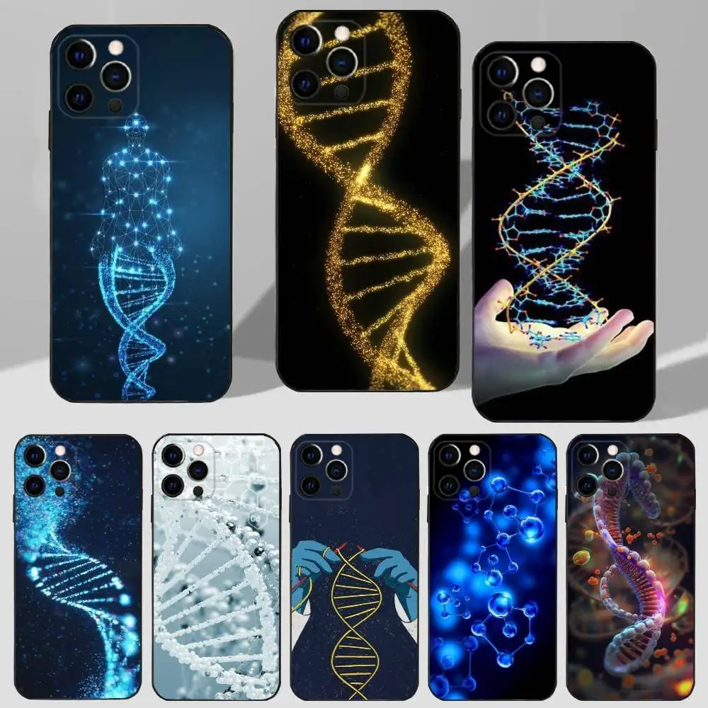 Biology DNA Science Phone Case For iPhone 16,15,14,13,12,11 Plus,Pro Max,XS,X,XR,SE,Mini,8,7 Soft Silicone Black Cover
Biology DNA Science Phone Case For iPhone 16,15,14,13,12,11 Plus,Pro Max,XS,X,XR,SE,Mini,8,7 Soft Silicone Black Cover