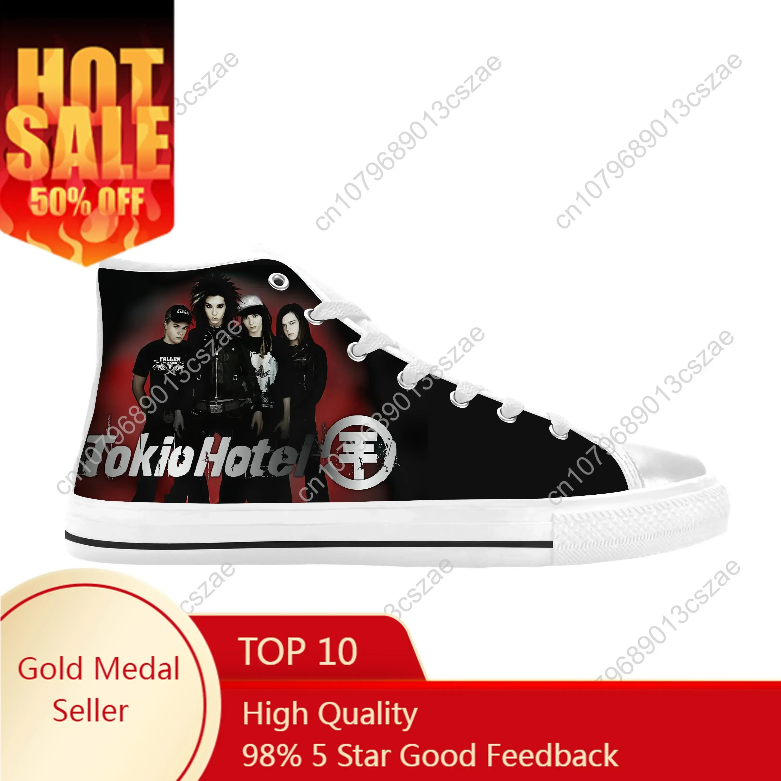 Hotel Rock Band Music Singer Cool Fashion Tokios Casual Cloth Shoes High Top Comfortable Breathable 3D Print Men Women Sneakers
Hotel Rock Band Music Singer Cool Fashion Tokios Casual Cloth Shoes High Top Comfortable Breathable 3D Print Men Women Sneakers