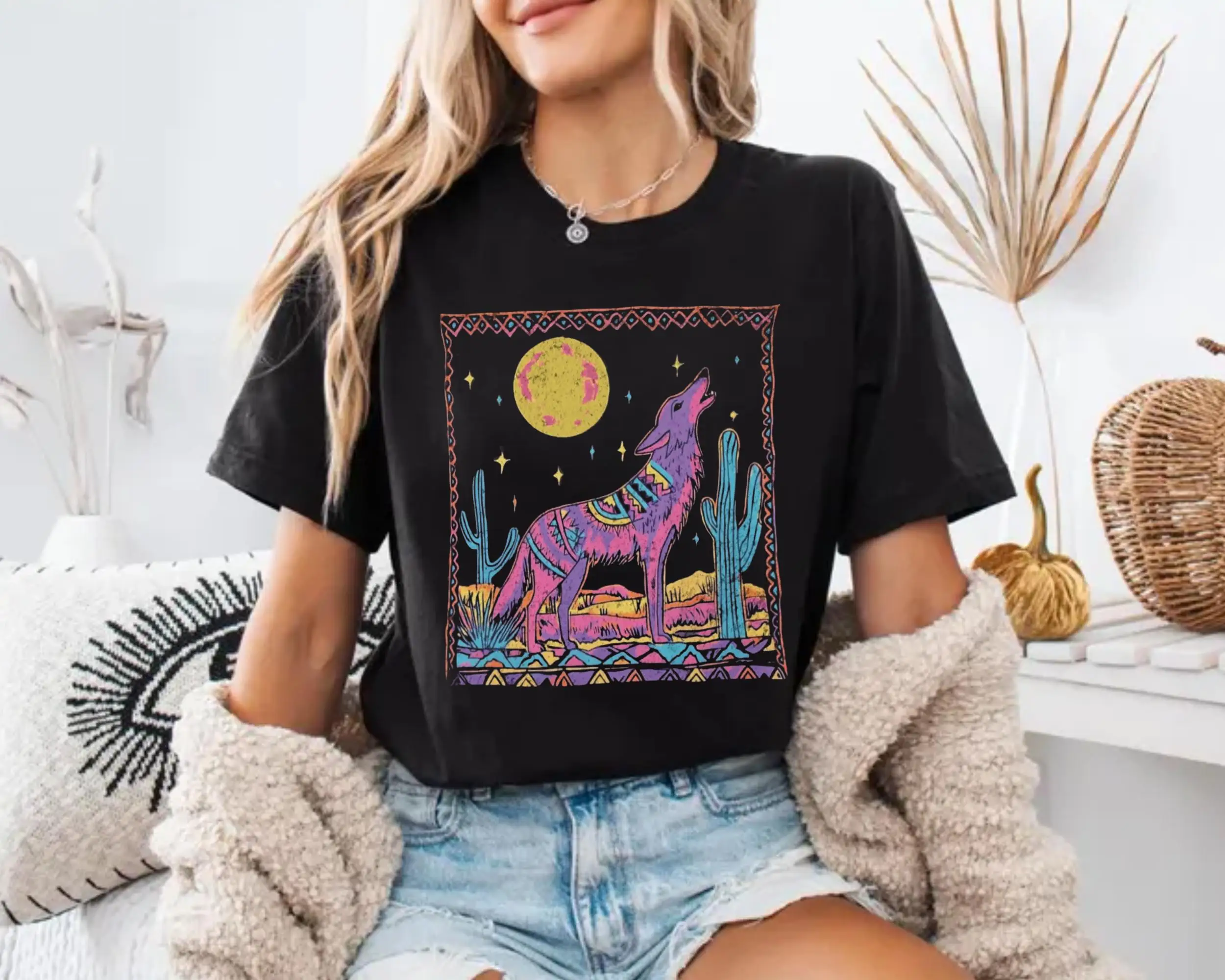 Women's Plus Size Girls Retro Arizona Coyote T-shirt Cotton BreathableFashionable and Versatile Unisex Streetwear Oversized
Women's Plus Size Girls Retro Arizona Coyote T-shirt Cotton BreathableFashionable and Versatile Unisex Streetwear Oversized